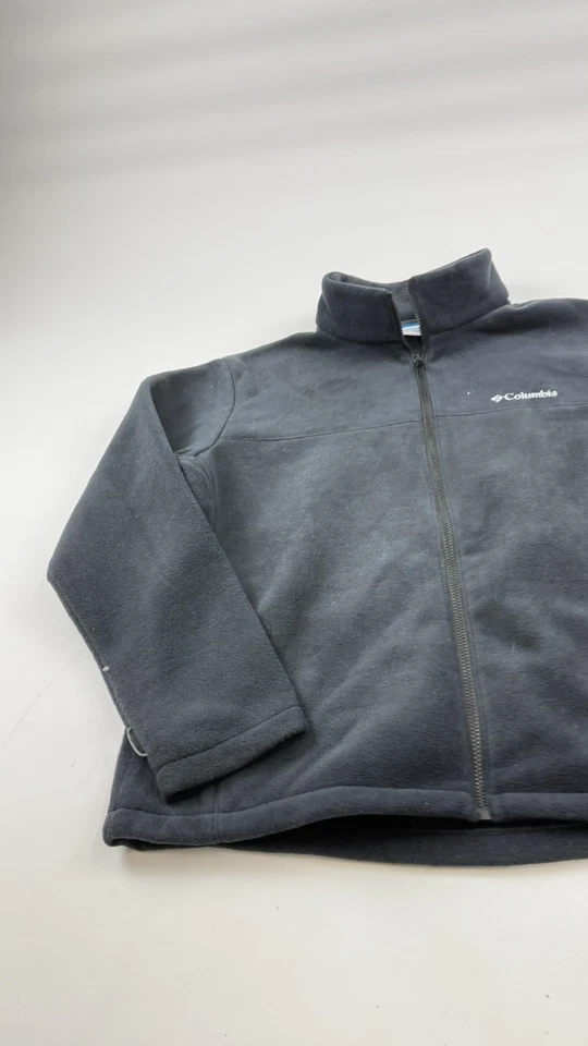Columbia Jacket Mens XL Black Interchange Fleece Full Zip Outdoor Coat - Image 3 of 4