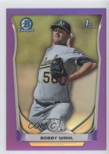 2014 Bowman Chrome Prospects Purple Refractor 102/150 Bobby Wahl #BCP79 1b8