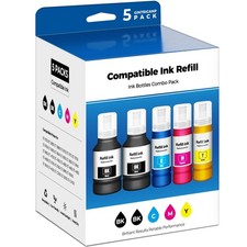 4 PCS EPT502 Ink Refill Bottles Fits ET15000 ET4950 ET2980 ET2988