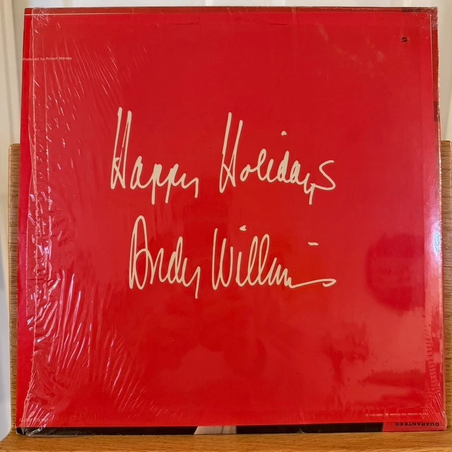 Andy Williams Christmas Album Vinyl LP Columbia CS 8887 1st Press Happy Holidays - Bild 4 von 4