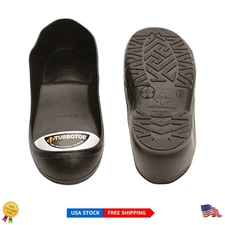 Black TurboToe Steel Toe Caps - Flexible PVC for Ultimate Foot Protection