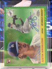 Justin Chrome Platinum 2025 Green Diamond /75 Auto