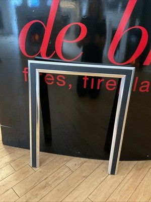 Designer Silberverkleidung mit Schieberegler passend für die meisten Kinder Flavel Gaskamine D10