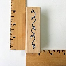 EK Success Image Tree Rubber Stamps - Streamer IT49A - NEW