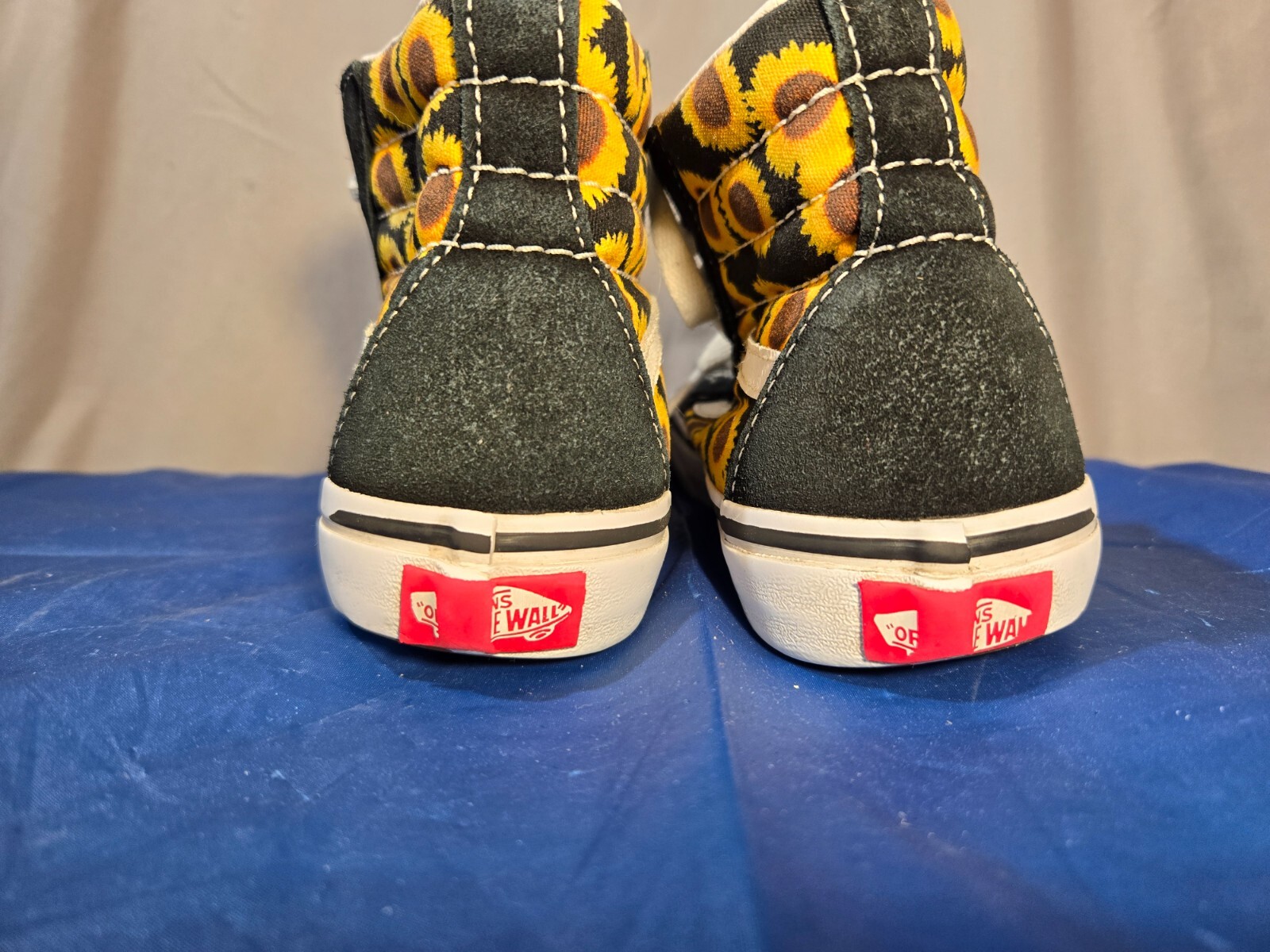 VANS Sunflower Customs Low Top Canvas Unisex Skate Shoes kids / juniors  2 thumbnail 4