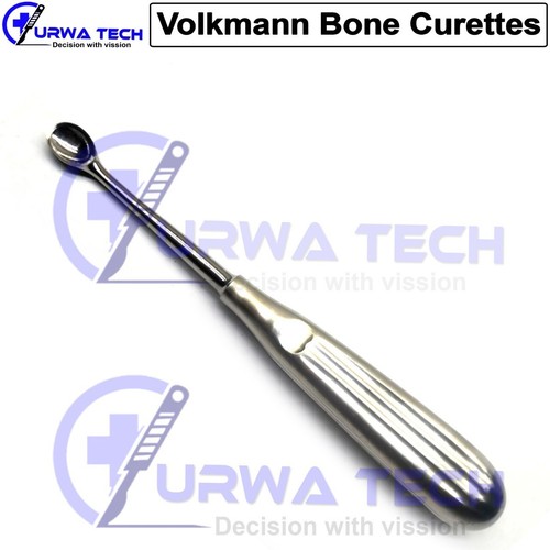 Volkman Bone Curette 6,5" #00 to #8 Strumento Chirurgico Ortopedico Set di 10 Pezzi - Foto 3 di 11