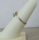 14K Helzberg Diamonds White gold Diamond Ring Size 7 R31 — photo 3
