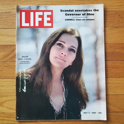 Life Magazine Judy Collins Singer Cornell Guns On Campus May 2 1969 NICE