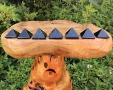 Shungite Pyramid 1" - 1.25" (25-30 mm Natural Gemstone Pyramid, EMF Protection)