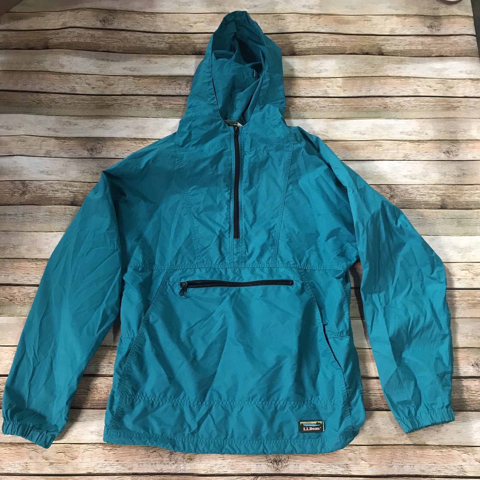 LL Bean Jacket Windbreaker Pullover 