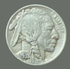 1938-D buffalo nickel Actual Coin