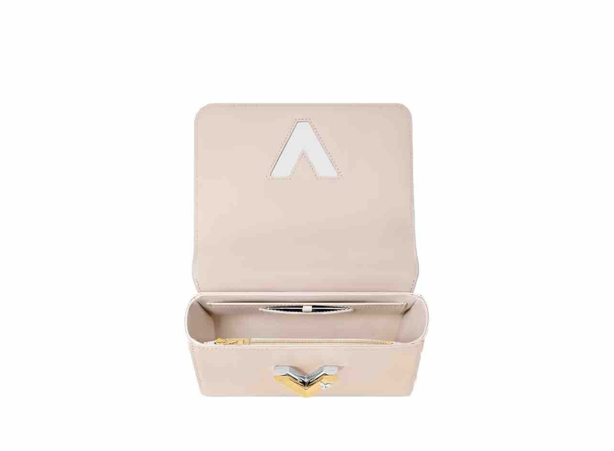【ルイヴィトン・Louis Vuitton 】Twist MM M24043 NIB Louis Vuitton Twist MM Quartz With Flower Chain M24043