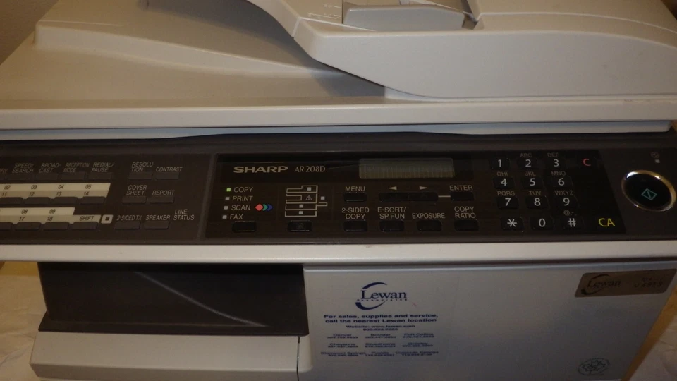 Impresora copiadora Sharp AR208d expansión de red hace copias 52.000 páginas Foto 3 de 4
