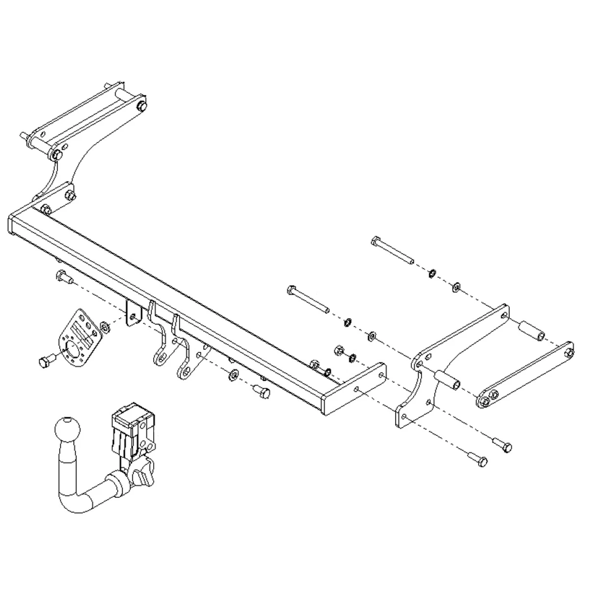 Tow bar dacia duster deals