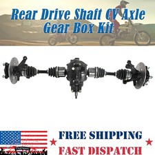 4WD Rear Drive Shaft CV Axle Hubs Rator Kit For DIY Go Kart ATV Quad 4 Wheelers