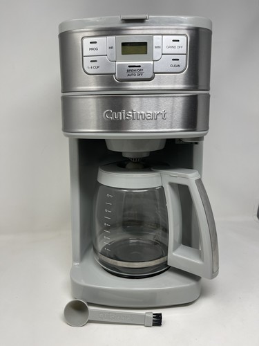 Cuisinart Grind and Brew DGB-400SS 12 Cup Coffeemaker Stainless/Gray CLEAN 1262 - 第 1/13 張圖片