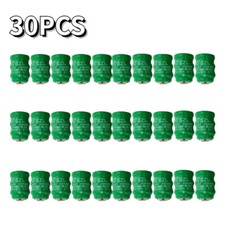 30PCS 3.6V 40mAh Rechargeable Ni-MH Batteries W/ 2 Pins/Tabs For PLC Water Meter