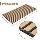 Wandpaneele Akustikpaneele Akustik Eichenholz Paneele gesch.in 120x60x2.1 cm