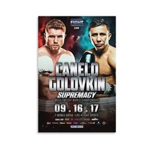Canelo Alvarez vs GGG 1 Fight Boxing Canvas Art Wall Painting Poster Print Decor