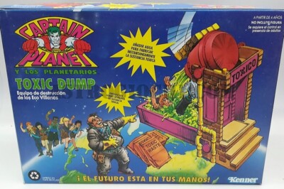 CAPTAIN PLANET TOXIC DUMP KENNER VINTAGE 1991 NEW SEALED BOX 