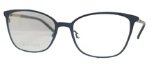 INFACE NIFTIES DANISH OPTICS IF8446-9021 BLUE METAL EYEGLASSES FRAME 48-15-130