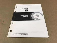 Vintage John Deere Model 26P Lawn Sweeper Operator's Manual, OM-TY20895-C7