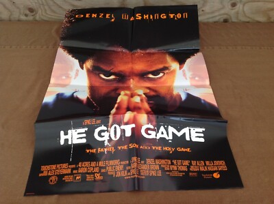 1998 He Got Game Original Movie House Full Sheet Poster 