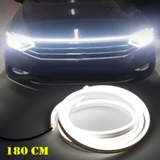 180cm Flexible Car Led Drl Hood Light Strip Daytime Running Light Super White 180cm Flexible Car Led Drl Hood Light Strip Daytime Running Light Super White