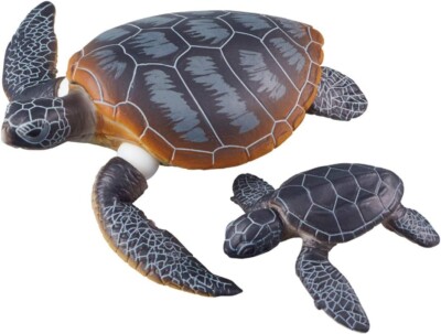 Takara Tomy Ania AS-20 Green Sea Turtle (Floating Ver.) Animal Dinosaur