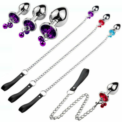 Metal Anal Plug Butt Plug with Chain Whip Bondage Stopper Anus Dildo Women BDSM | eBay Metal Anal Plug Butt Plug with Chain Whip Bondage Stopper Anus Dildo Women BDSM | eBay