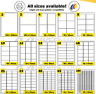 Removable Peelable Matt White inkjet / laser A4 Self Adhesive easy peel stickers