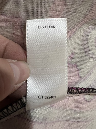 Just Taylor Petite 3/4 Sleeve Dress Size 4P Hot Pink And Purple Stretch Pattern - Picture 10 of 12