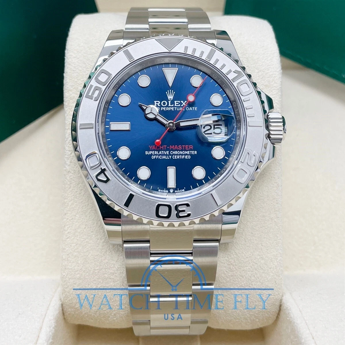 Rolex Yacht-Master 40 - Oystersteel & Platinum - Blue Dial