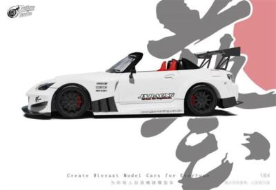 Micro Turbo 1:64 Scale S2000 JS Racing White Diecast Model