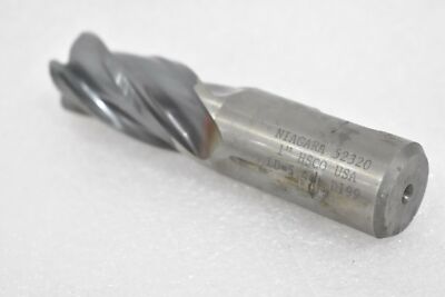 NIAGARA CUTTER 52320 FLUTE LEAD END MILL 1'' HSCO USA LD=5.441 D199 MADE IN USA