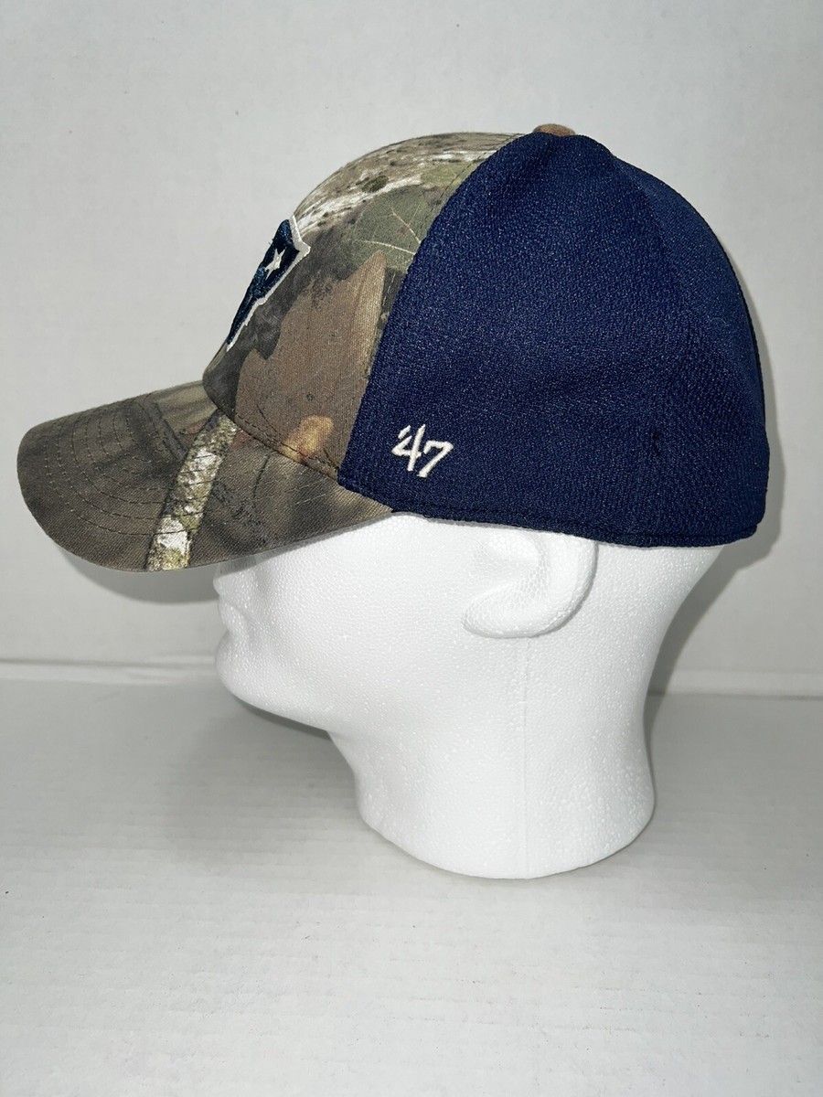 \'47 Brand New England Patriots NFL Navy Blue Perforated Performance Hat OSFA New England Patriots Stretch Fit OSFA NFL  main image 4