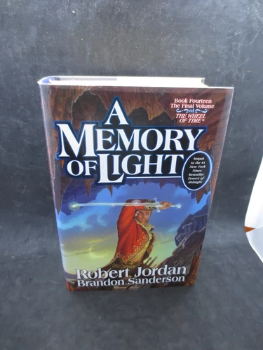 A Memory of Light by Robert Jordan - SIGNED 1st Edition HC - 14 the Final Volume