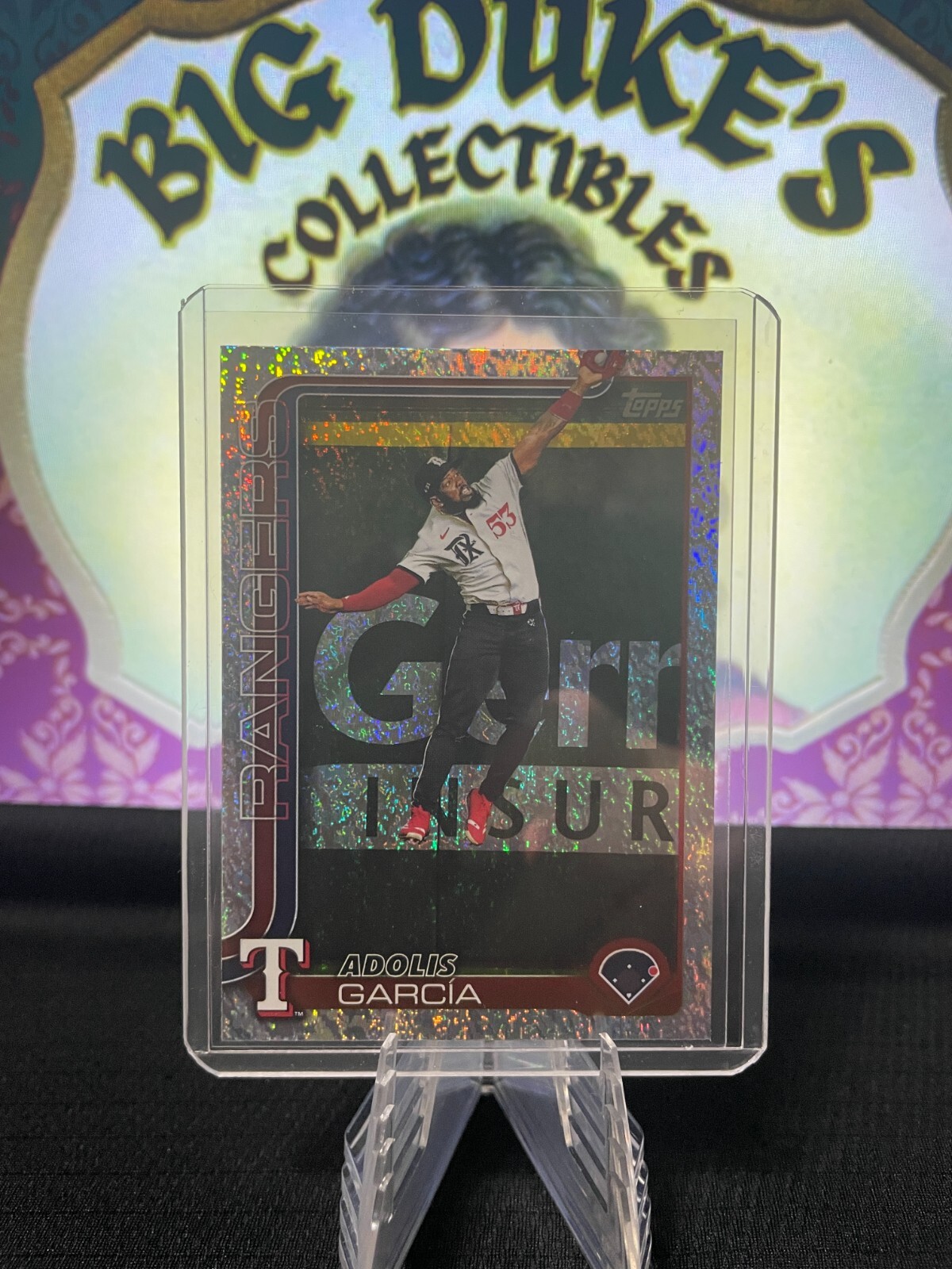 2025 Topps Series 1 - ADOLIS GARCIA #247 Holo Foil Parallel