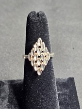 Vintage Sterling Silver Ring - Size 6 - 4.05 Grams - Marked .925 - Signed NF