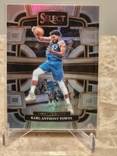 2023-24 Panini Select - Concourse Silver Prizm #5 Karl-Anthony Towns