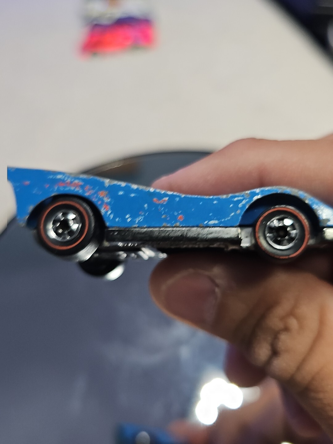 Hot Wheels Redline American Victory 9 1973 Light Blue Made In Hong