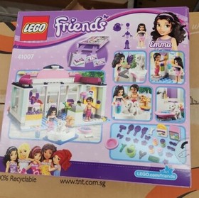 New Lego Friends 41007 Heartlake Tiersalon mit Emma und Joana Pudel Futter