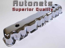 Chrome Steel Short Stock Valve Covers Amc Jeep Straight 6 Cylinder 199 232 258
