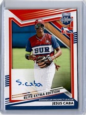 2022 Elite Extra Edition DPL Starlyn Jesus Caba Auto (B71) A2 Phillies Marlins
