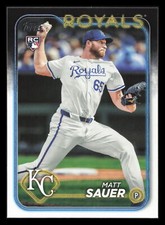Matt Sauer RC 2024 Topps Update US25 Kansas City Royals