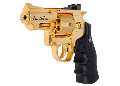 (NEW) Dan Wesson CO2 BB Revolver, Gold, 2.5" by Dan Wesson - Picture 2 of 11
