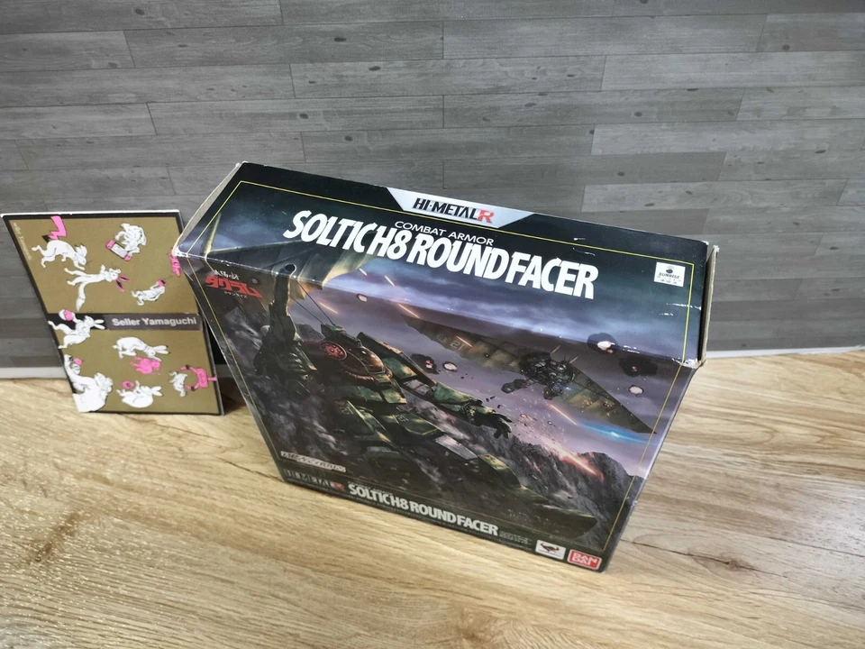 Bandai Hi-Metal R Fang of the Sun Dougram Soltic H8 Roundfacer Japón SIN USAR Foto 4 de 4