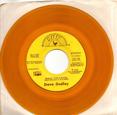 Dave Dudley:Mack the knife/Moonlight in Vermont:US Sun:Re-Issue