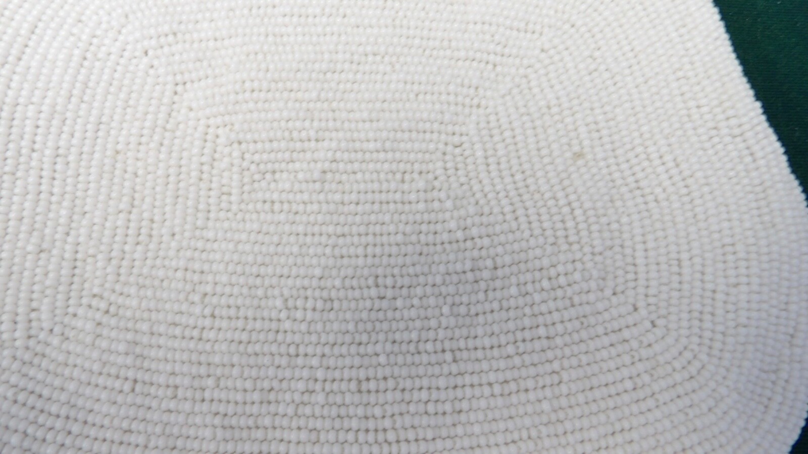 Antique White Patterned Beaded Purses - image 11