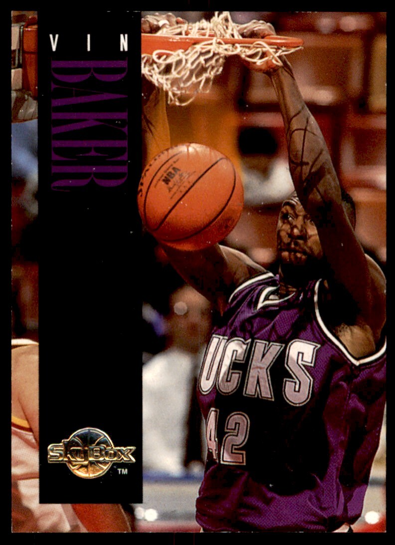 1994-95 SkyBox Vin Baker Milwaukee Bucks #91 | eBay